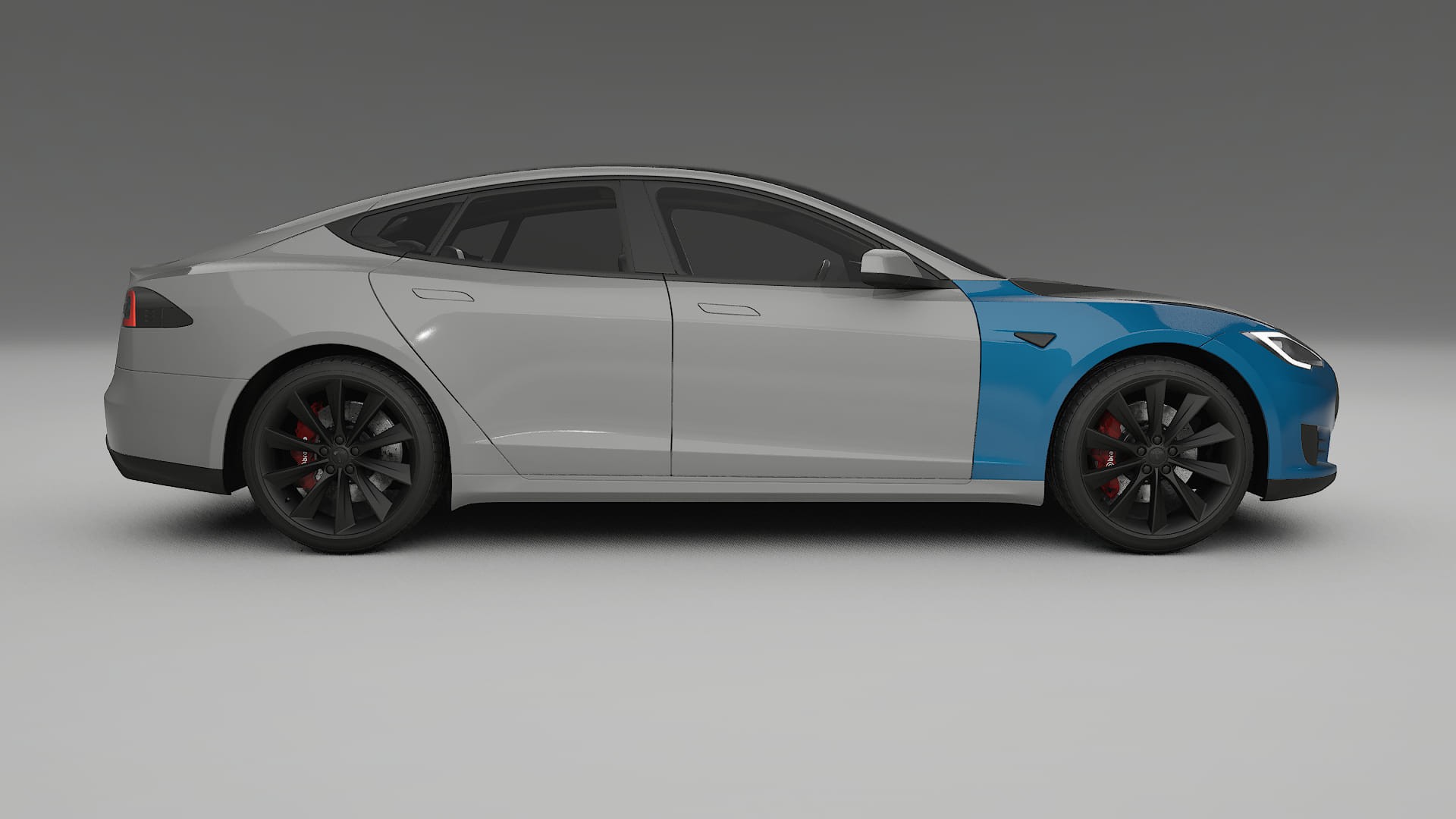 Tesla Model-S Fényezésvédő Fólia | CrystalGuard Első PPF Készlet Karbon Motorháztetővel 2