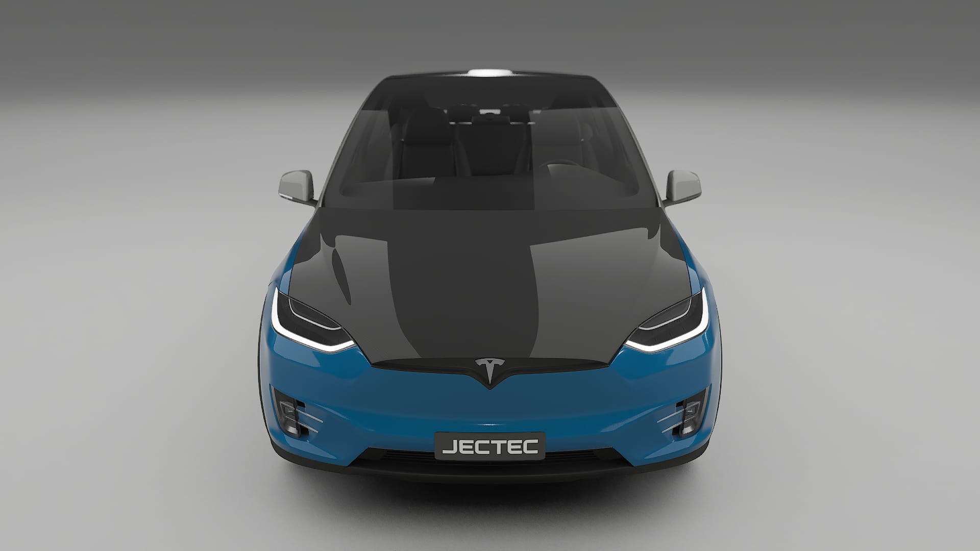 Tesla Model X Fényezésvédő Fólia | CrystalGuard Első PPF Készlet Karbon Motorháztetővel