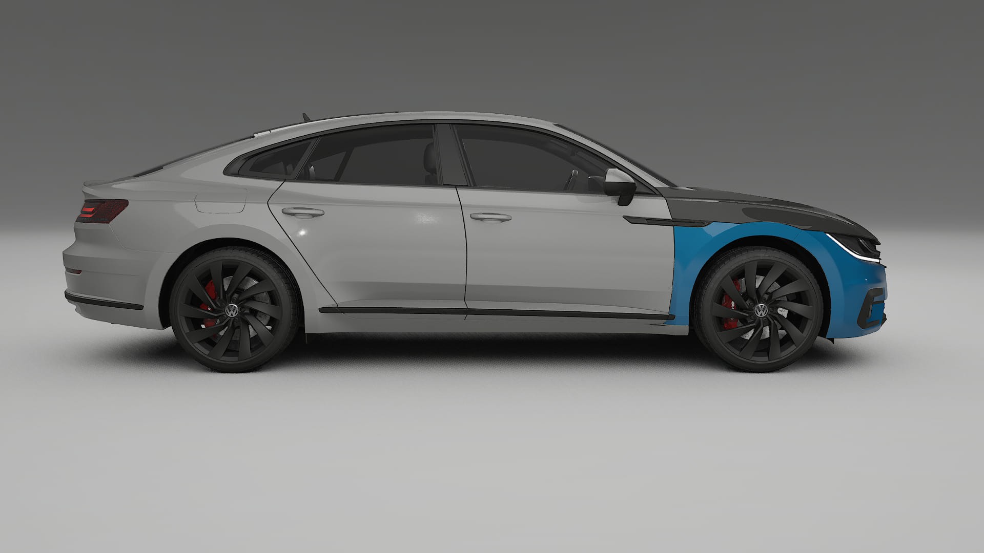 VW Arteon R 3H prefacelift Fényezésvédő Fólia | CrystalGuard Első PPF Készlet Karbon Motorháztetővel 2
