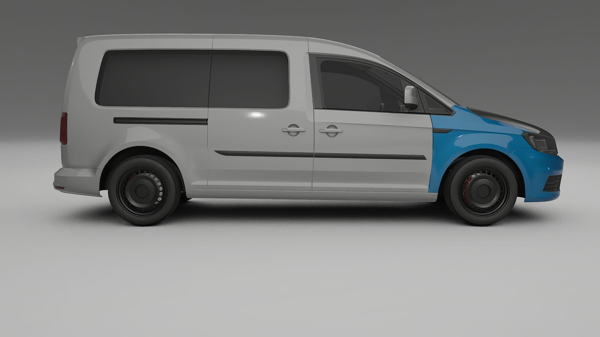 VW Caddy Maxi SB Fényezésvédő Fólia | CrystalGuard Első PPF Készlet Karbon Motorháztetővel 2