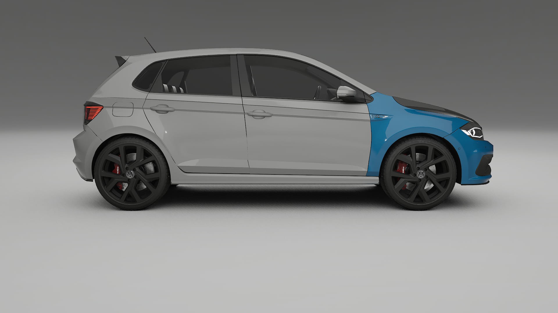 VW Polo GTI VI Fényezésvédő Fólia | CrystalGuard Első PPF Készlet Karbon Motorháztetővel 2