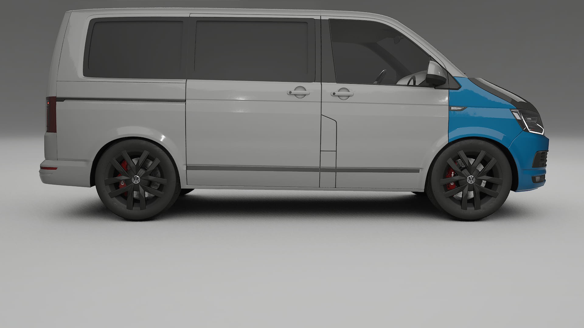 VW Transporter T6 Multivan Fényezésvédő Fólia | CrystalGuard Első PPF Készlet Karbon Motorháztetővel 2