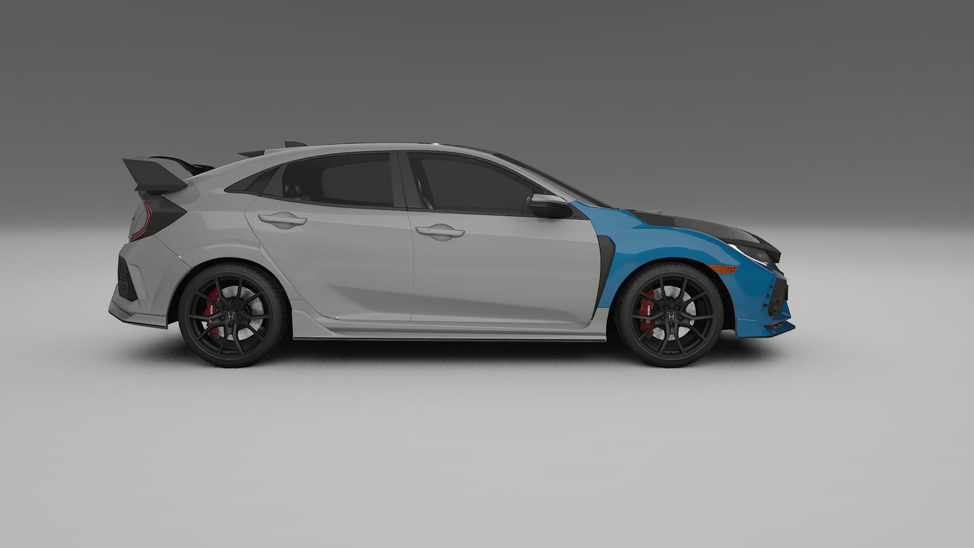 Honda Civic Type-R Fényezésvédő Fólia | CrystalGuard Első PPF Készlet Karbon Motorháztetővel 2