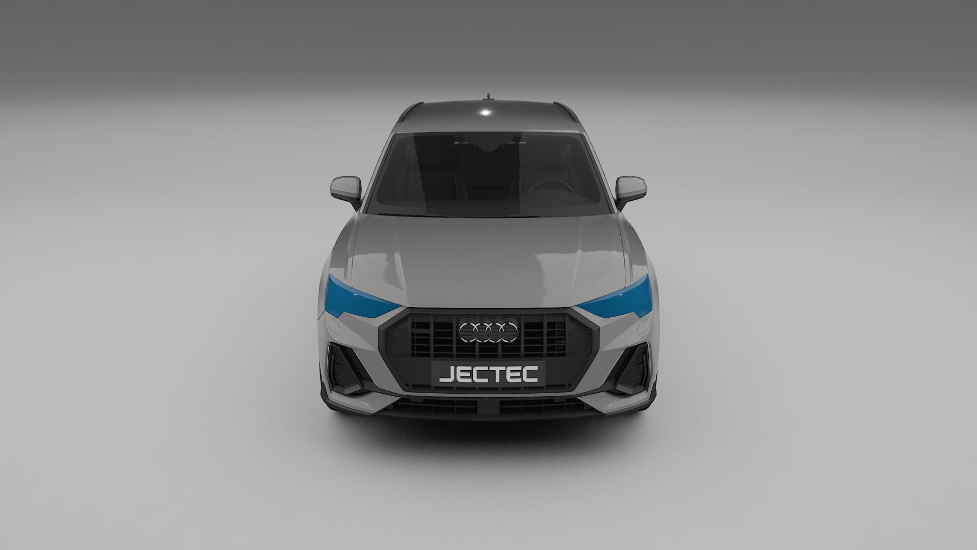 Audi Q3 S-Line F3 Fényezésvédő Fólia | CrystalGuard Átlátszó TPU PPF Első Védő Készlet