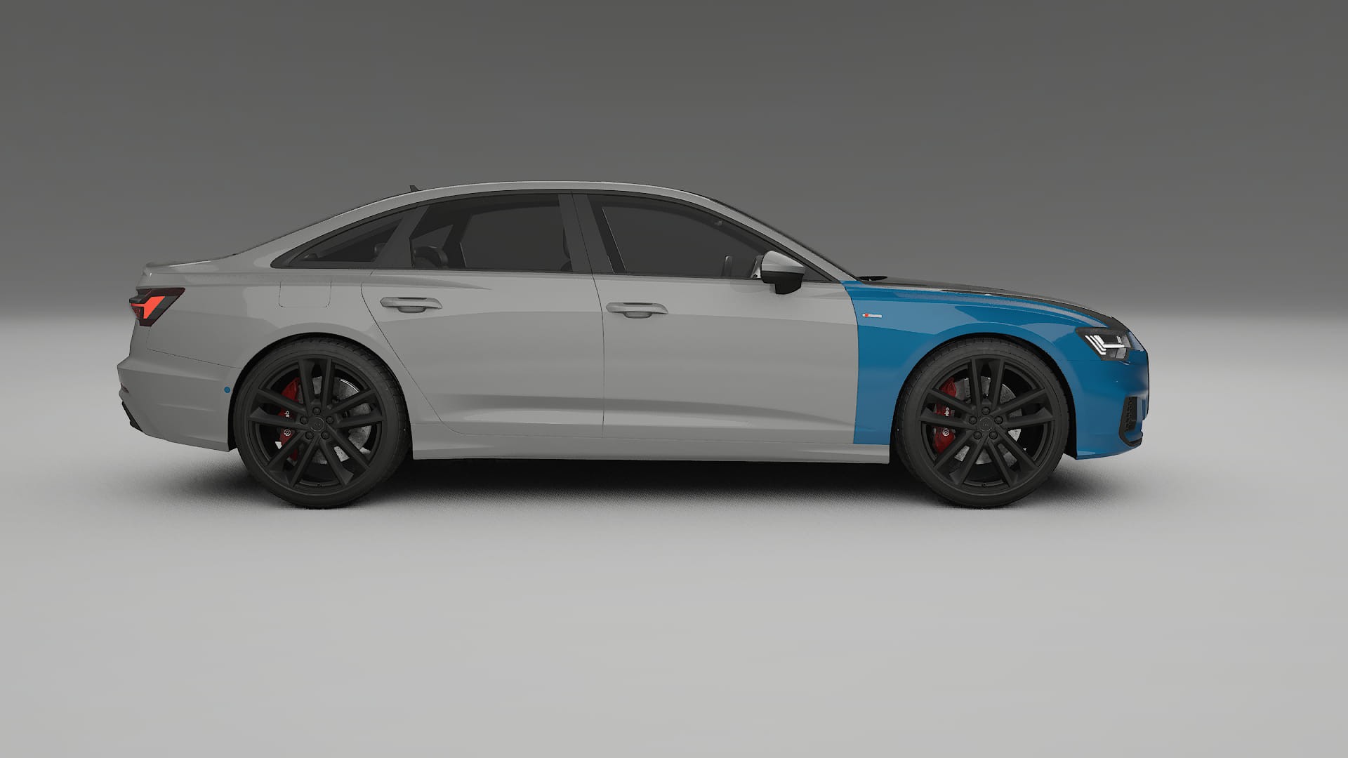 Audi A6 S-Line C8 Fényezésvédő Fólia | CrystalGuard Első PPF Készlet Karbon Motorháztetővel 2