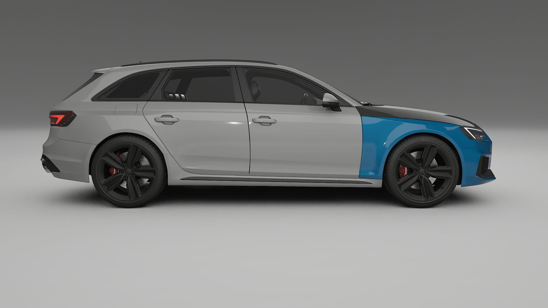 Audi RS4 Avant B9 prefacelift Fényezésvédő Fólia | CrystalGuard Első PPF Készlet Karbon Motorháztetővel 2