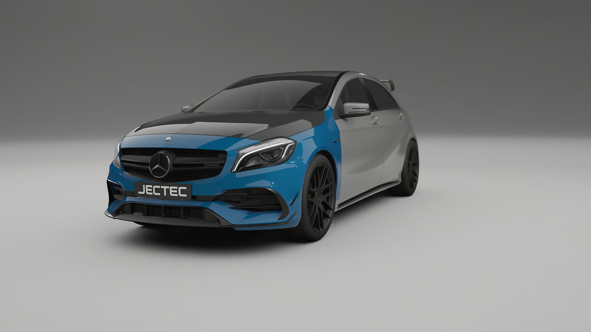 Mercedes A45 AMG W176 Fényezésvédő Fólia | CrystalGuard Első PPF Készlet Karbon Motorháztetővel