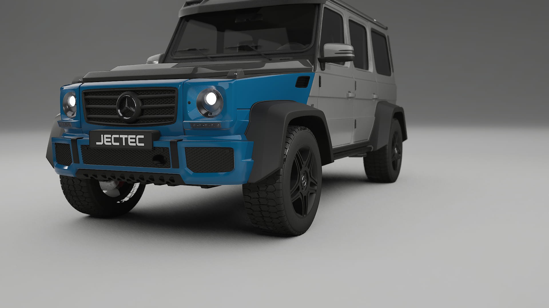 Mercedes G-class 4x4 W463 Fényezésvédő Fólia | CrystalGuard Első PPF Készlet Karbon Motorháztetővel
