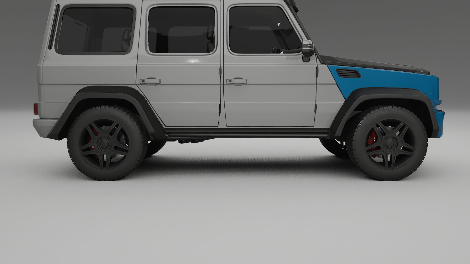 Mercedes G-class 4x4 W463 Fényezésvédő Fólia | CrystalGuard Első PPF Készlet Karbon Motorháztetővel 2