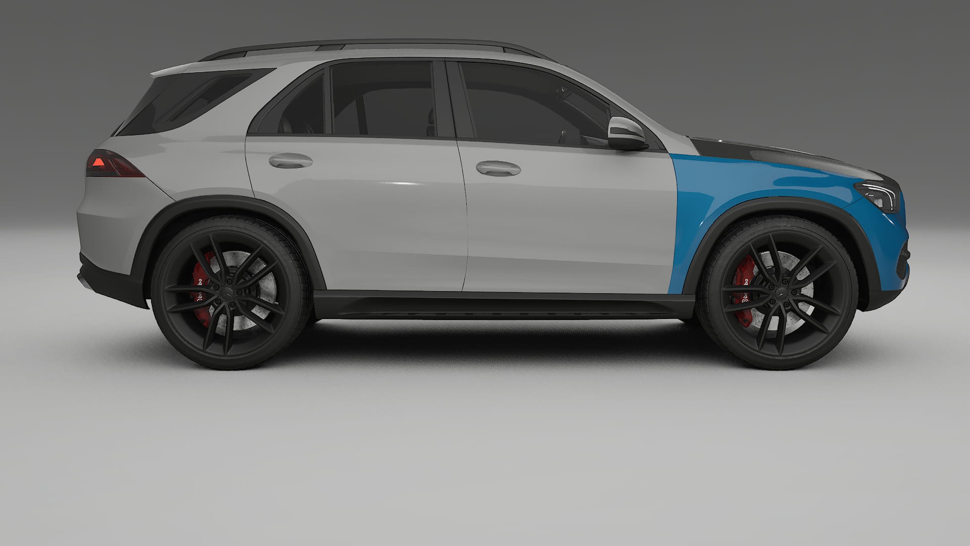 Mercedes GLE W167 Fényezésvédő Fólia | CrystalGuard Első PPF Készlet Karbon Motorháztetővel 2