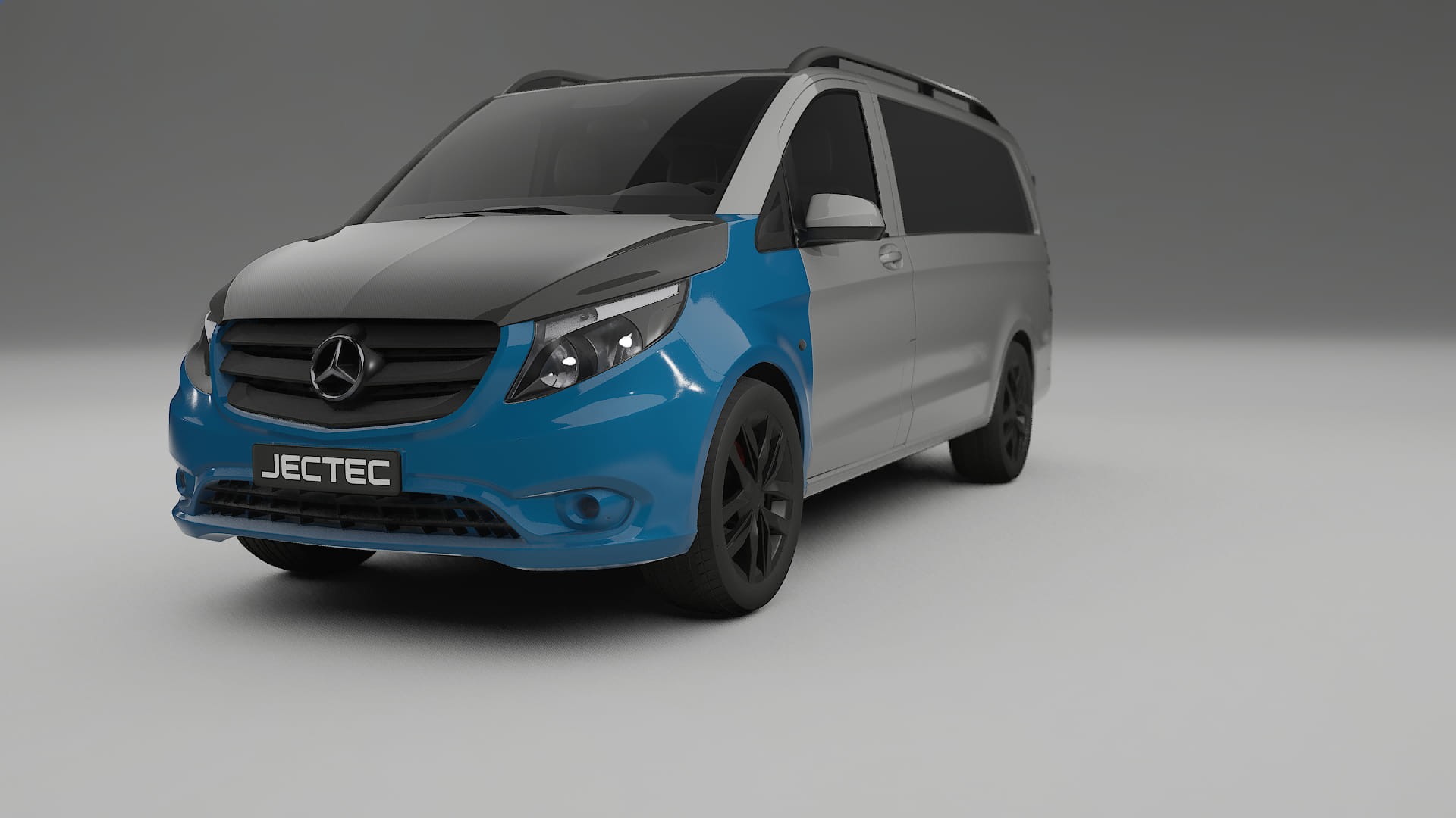 Mercedes Vito Rövid W447 prefacelift Fényezésvédő Fólia | CrystalGuard Első PPF Készlet Karbon Motorháztetővel