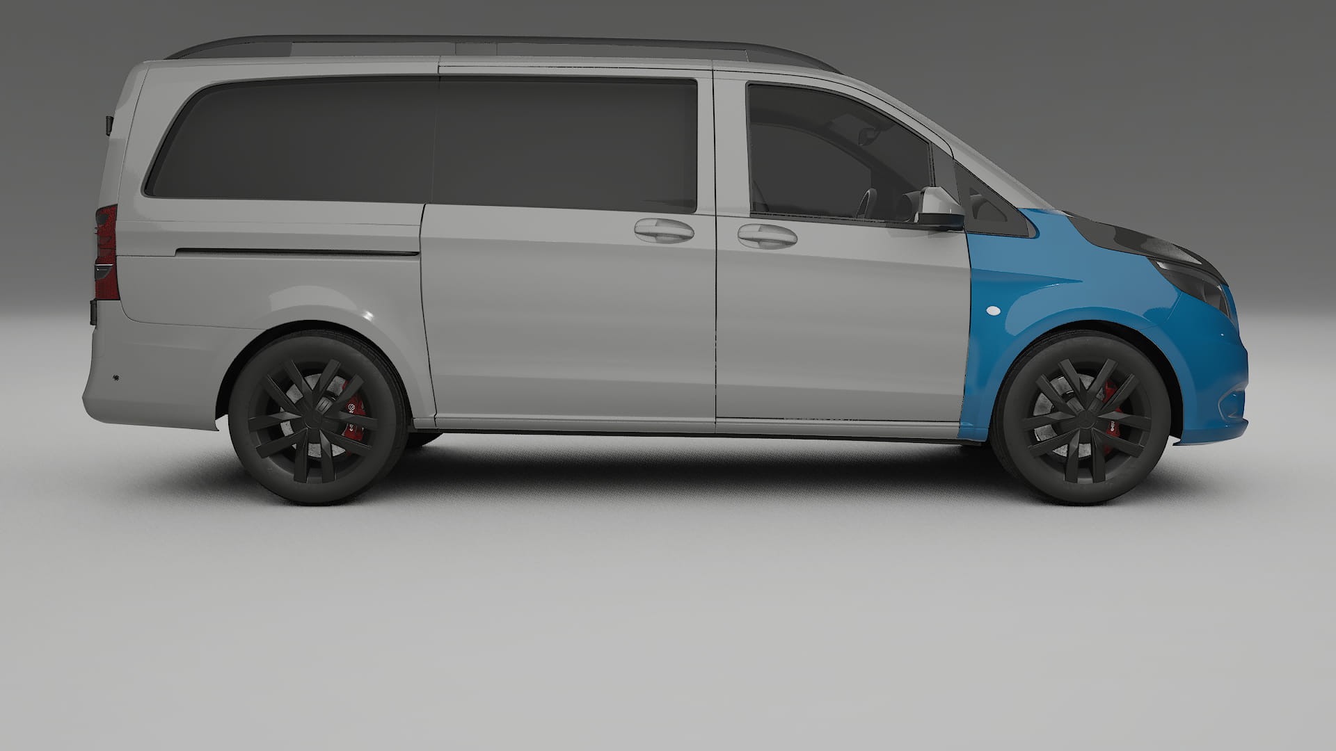 Mercedes Vito Rövid W447 prefacelift Fényezésvédő Fólia | CrystalGuard Első PPF Készlet Karbon Motorháztetővel 2