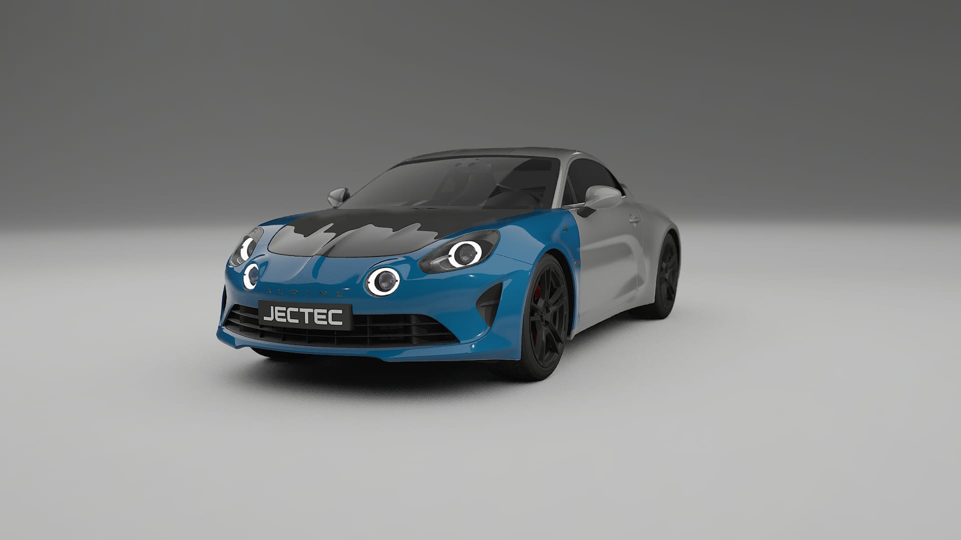 Renault Alpine A110 Fényezésvédő Fólia | CrystalGuard Első PPF Készlet Karbon Motorháztetővel