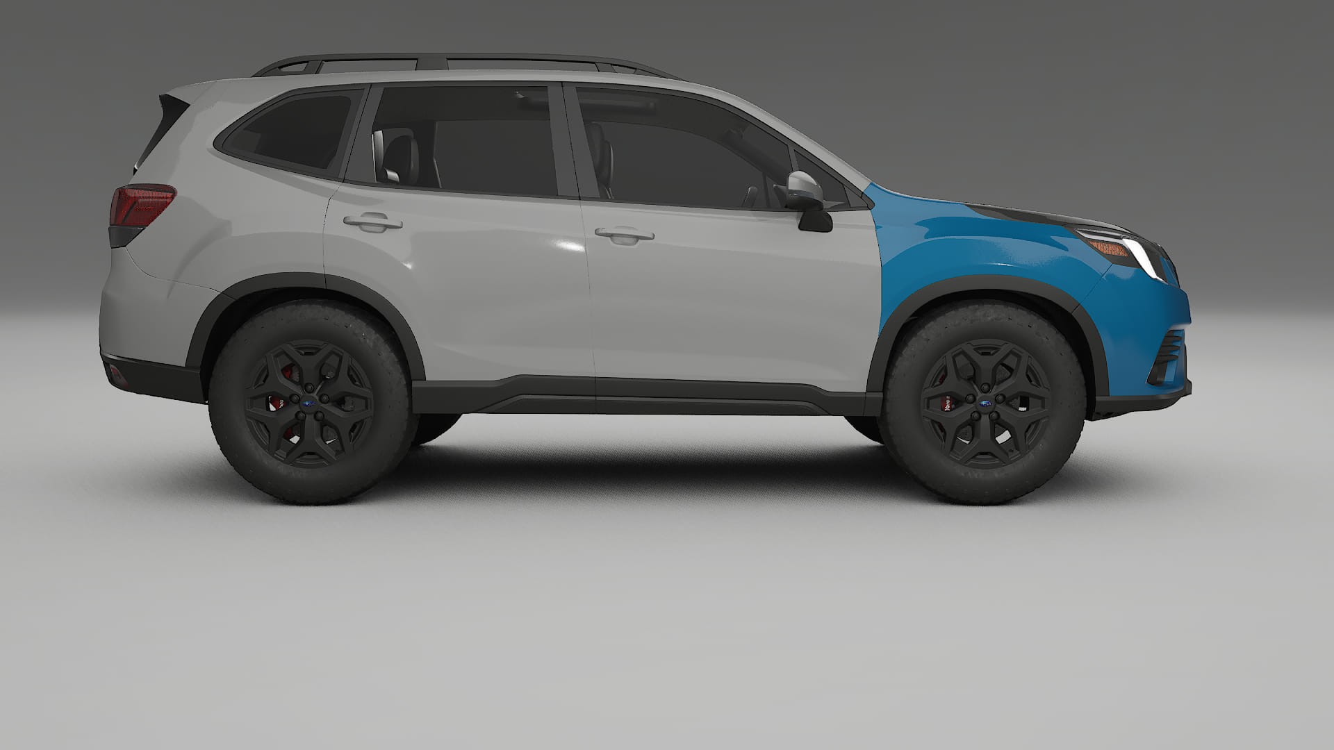Subaru Forester V SK facelift Fényezésvédő Fólia | CrystalGuard Első PPF Készlet Karbon Motorháztetővel 2