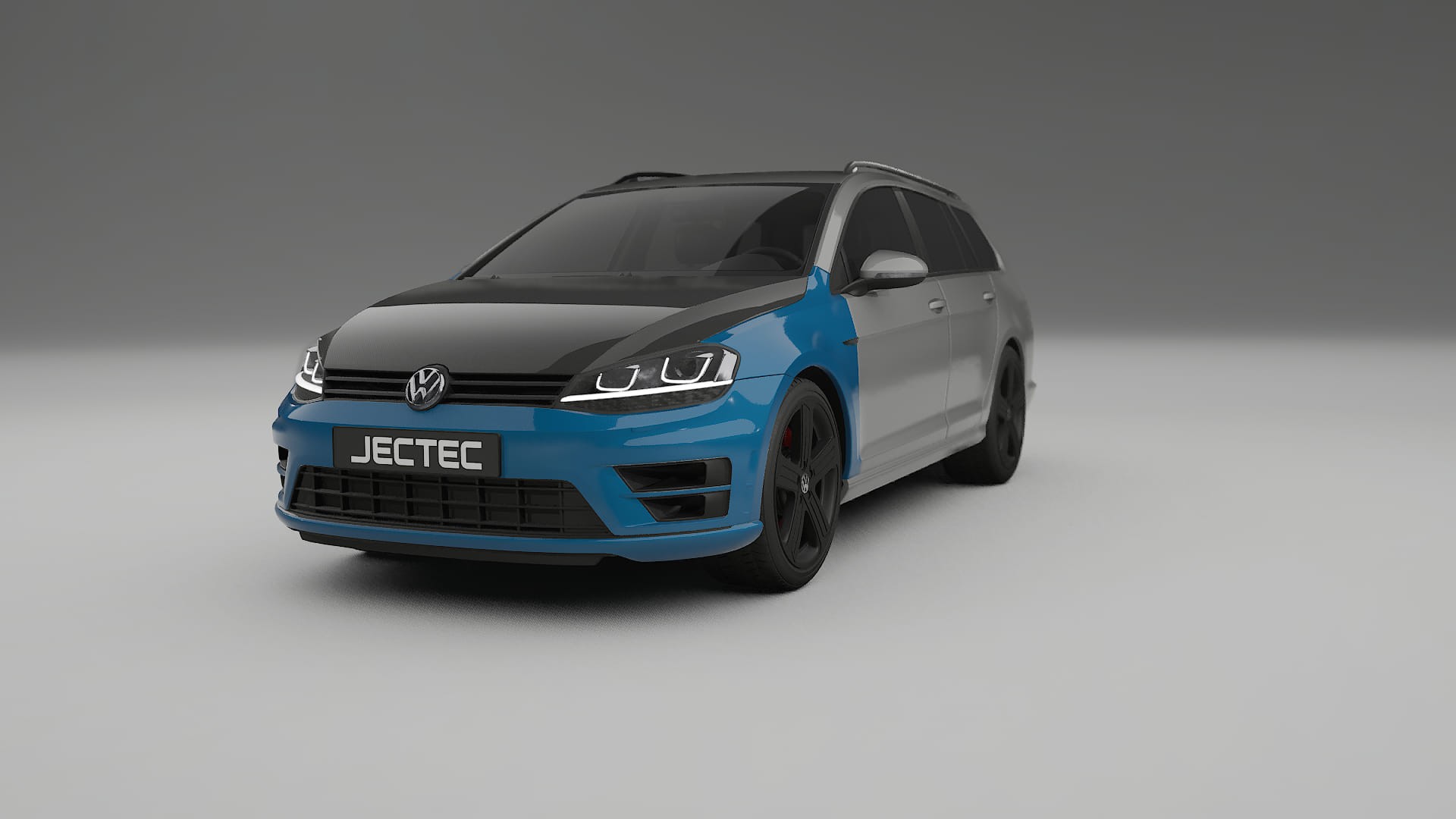 VW Golf Variant Mk7 Fényezésvédő Fólia | CrystalGuard Első PPF Készlet Karbon Motorháztetővel