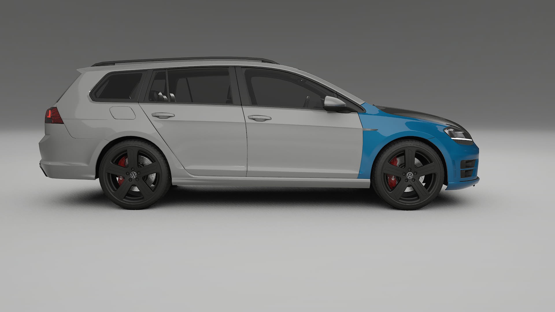 VW Golf Variant Mk7 Fényezésvédő Fólia | CrystalGuard Első PPF Készlet Karbon Motorháztetővel 2