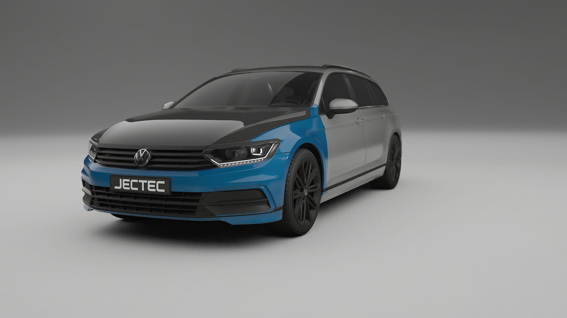VW Passat VariantR B8 Fényezésvédő Fólia | CrystalGuard Első PPF Készlet Karbon Motorháztetővel