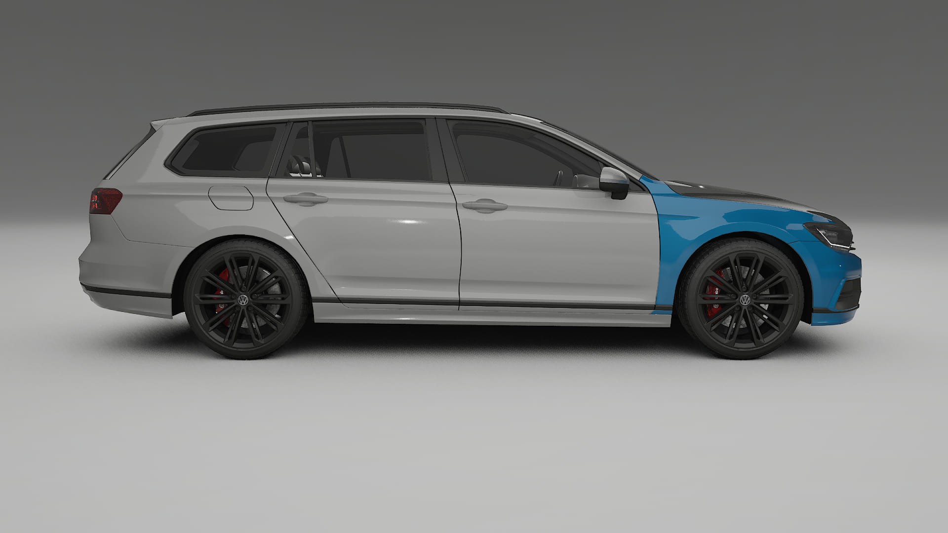 VW Passat VariantR B8 Fényezésvédő Fólia | CrystalGuard Első PPF Készlet Karbon Motorháztetővel 2