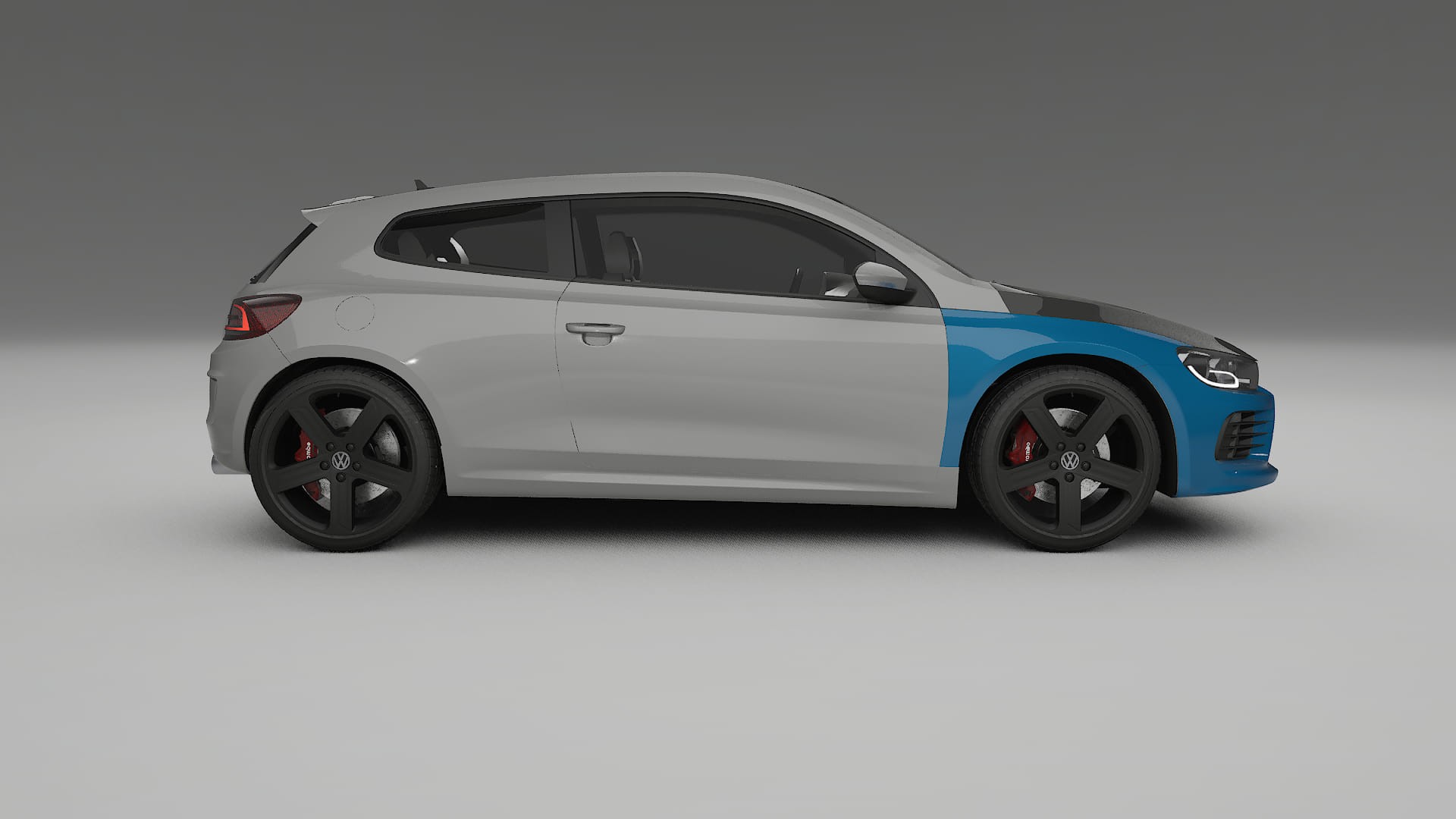 VW Scirocco R III Fényezésvédő Fólia | CrystalGuard Első PPF Készlet Karbon Motorháztetővel 2