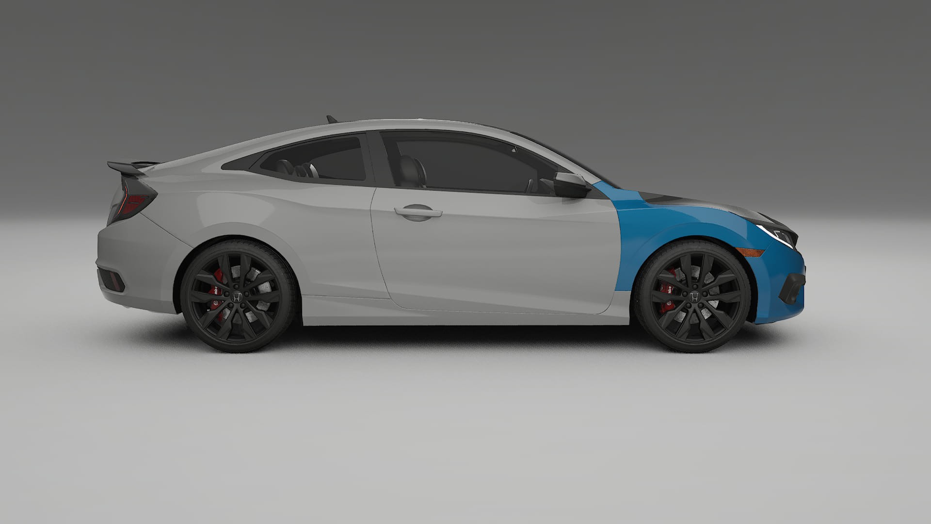 Honda Civic coupe prefacelift Fényezésvédő Fólia | CrystalGuard Első PPF Készlet Karbon Motorháztetővel 2