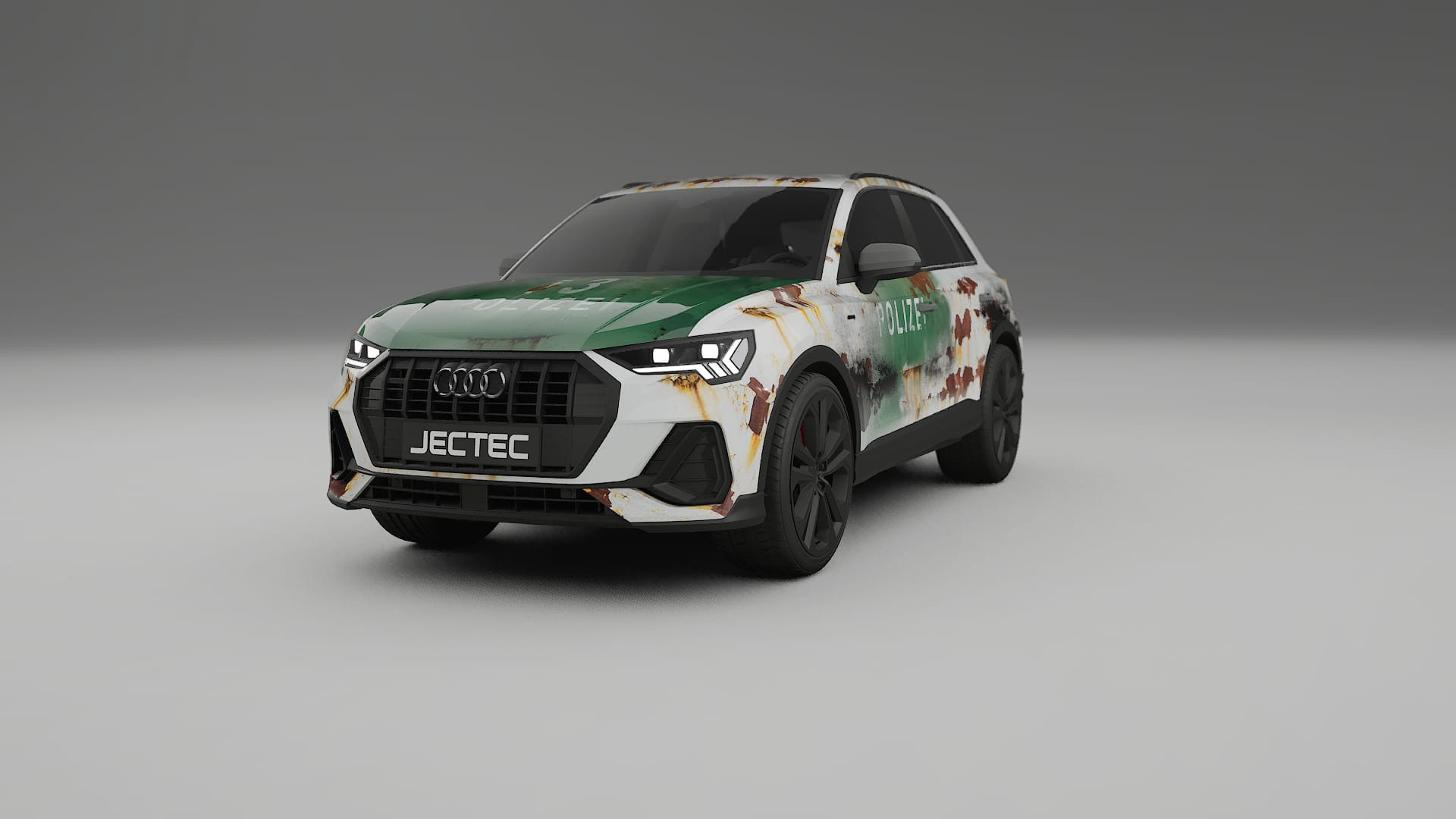 Audi Q3 S-Line F3 COBRA 11 – Tervezett Wrap PPF készlet nyomtatható poliuretán fóliából