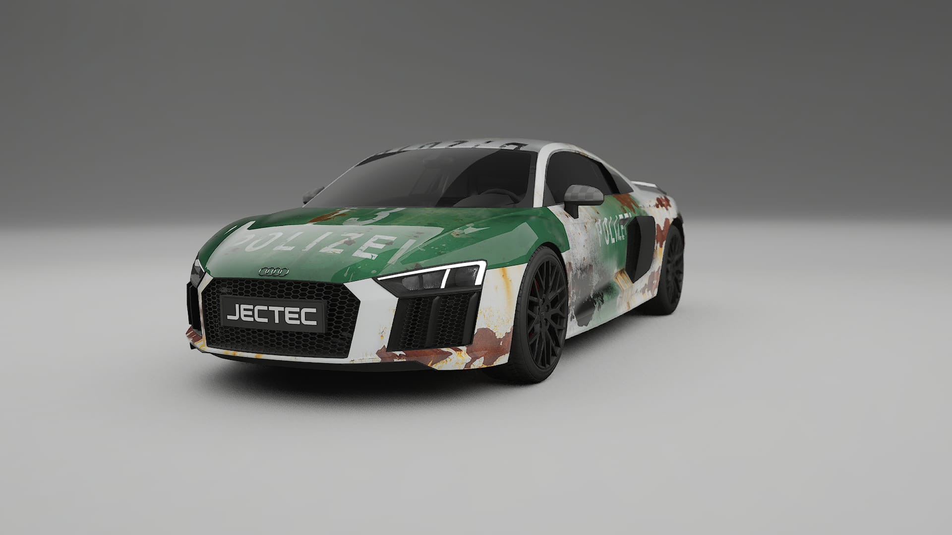 Audi R8 typ-4S prefacelift pre-LCI COBRA 11 – Tervezett Wrap PPF készlet nyomtatható poliuretán fóliából