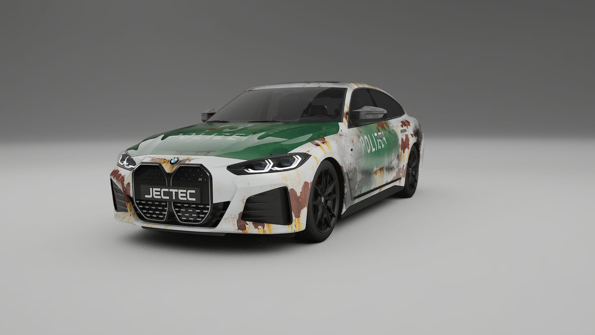 BMW I4 G26 M-Package COBRA 11 – Tervezett Wrap PPF készlet nyomtatható poliuretán fóliából