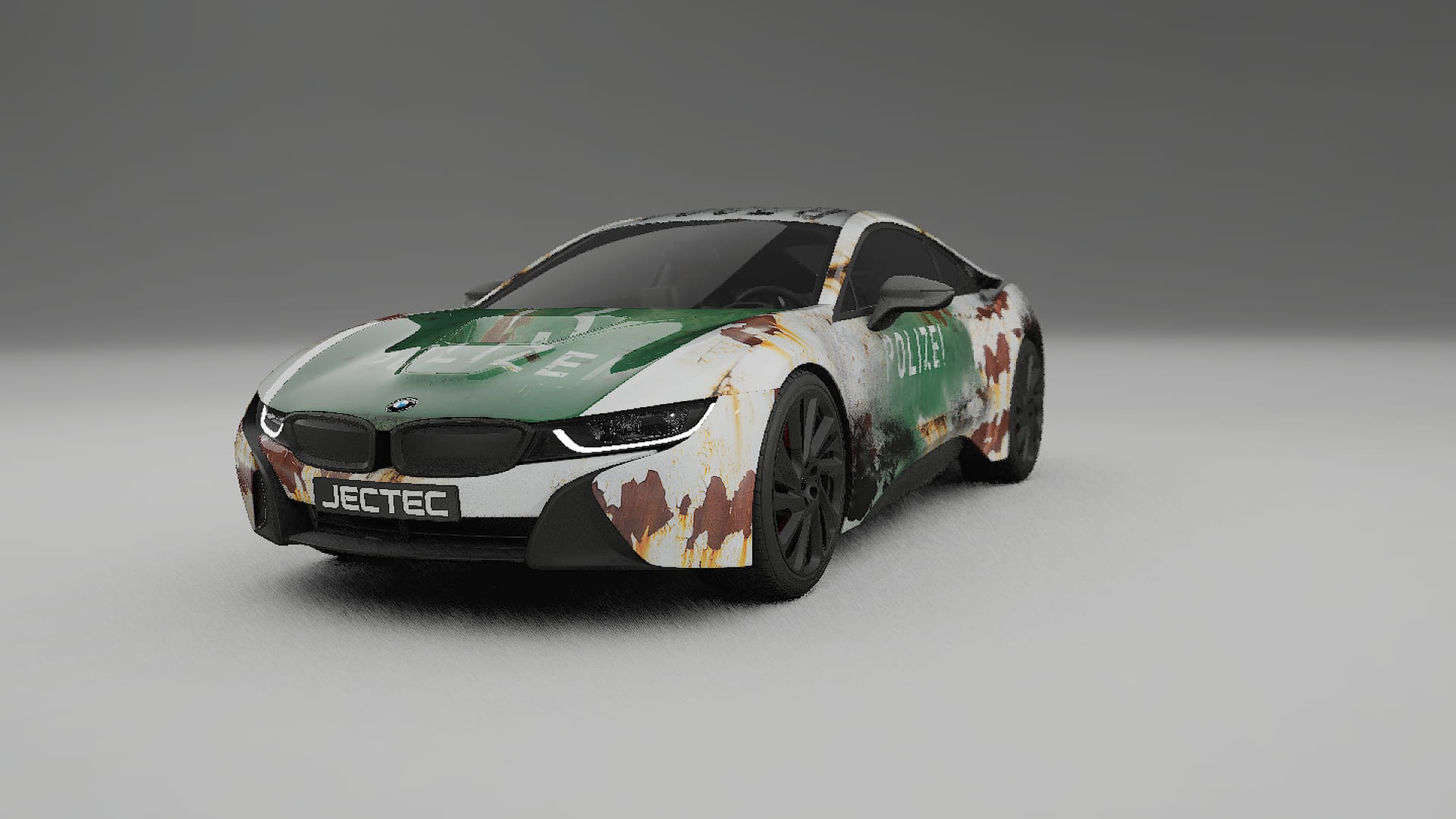 BMW I8 I12 COBRA 11 – Tervezett Wrap PPF készlet nyomtatható poliuretán fóliából