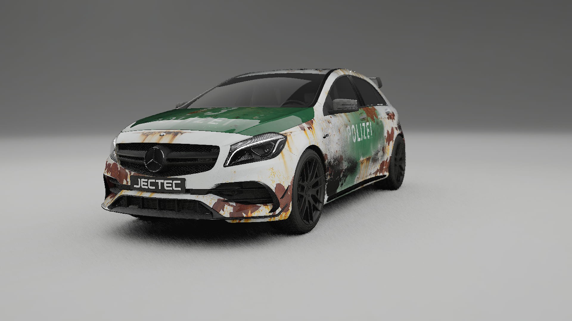 Mercedes A45 AMG W176 COBRA 11 – Tervezett Wrap PPF készlet nyomtatható poliuretán fóliából