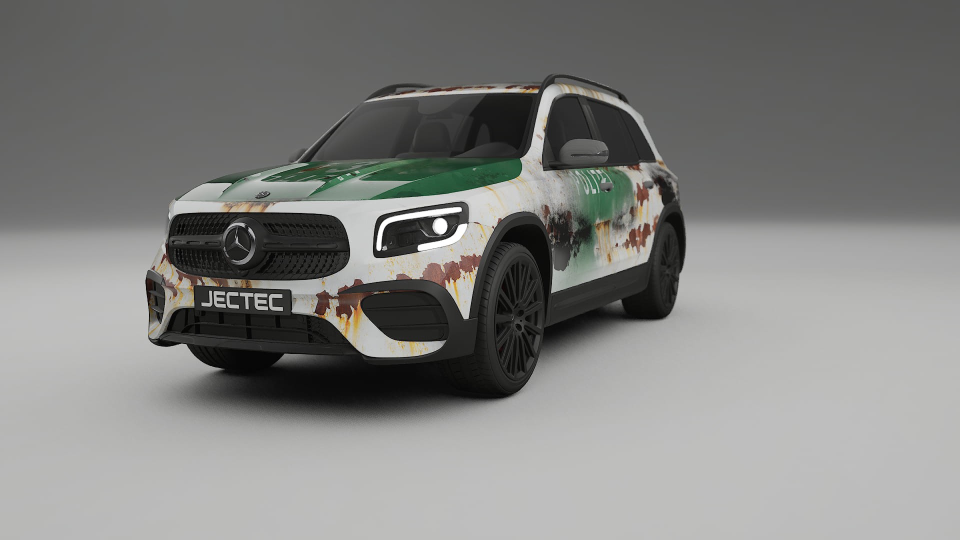 Mercedes AMG GLB COBRA 11 – Tervezett Wrap PPF készlet nyomtatható poliuretán fóliából