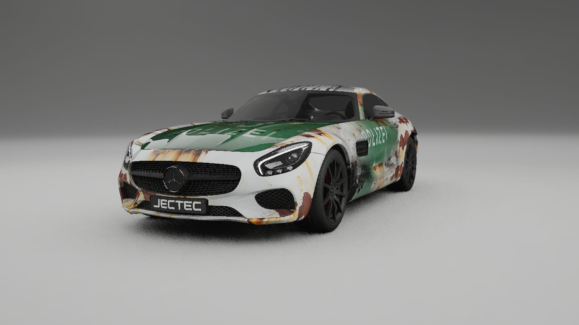 Mercedes AMG GT C190 Coupe COBRA 11 – Tervezett Wrap PPF készlet nyomtatható poliuretán fóliából