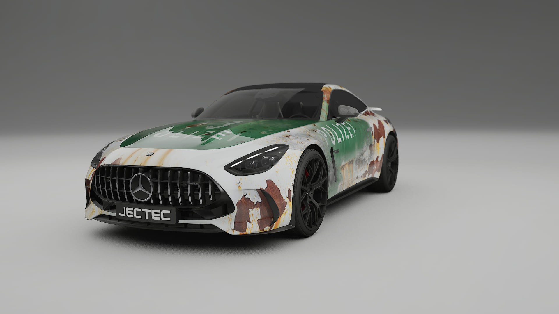 Mercedes AMG GT Coupe C192 COBRA 11 – Tervezett Wrap PPF készlet nyomtatható poliuretán fóliából