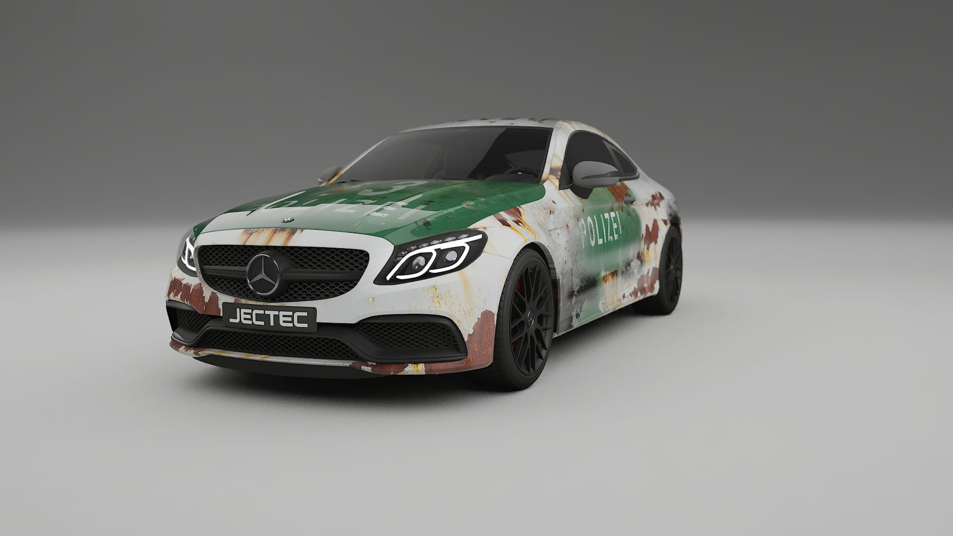 Mercedes C63 AMG W205 Coupe COBRA 11 – Tervezett Wrap PPF készlet nyomtatható poliuretán fóliából