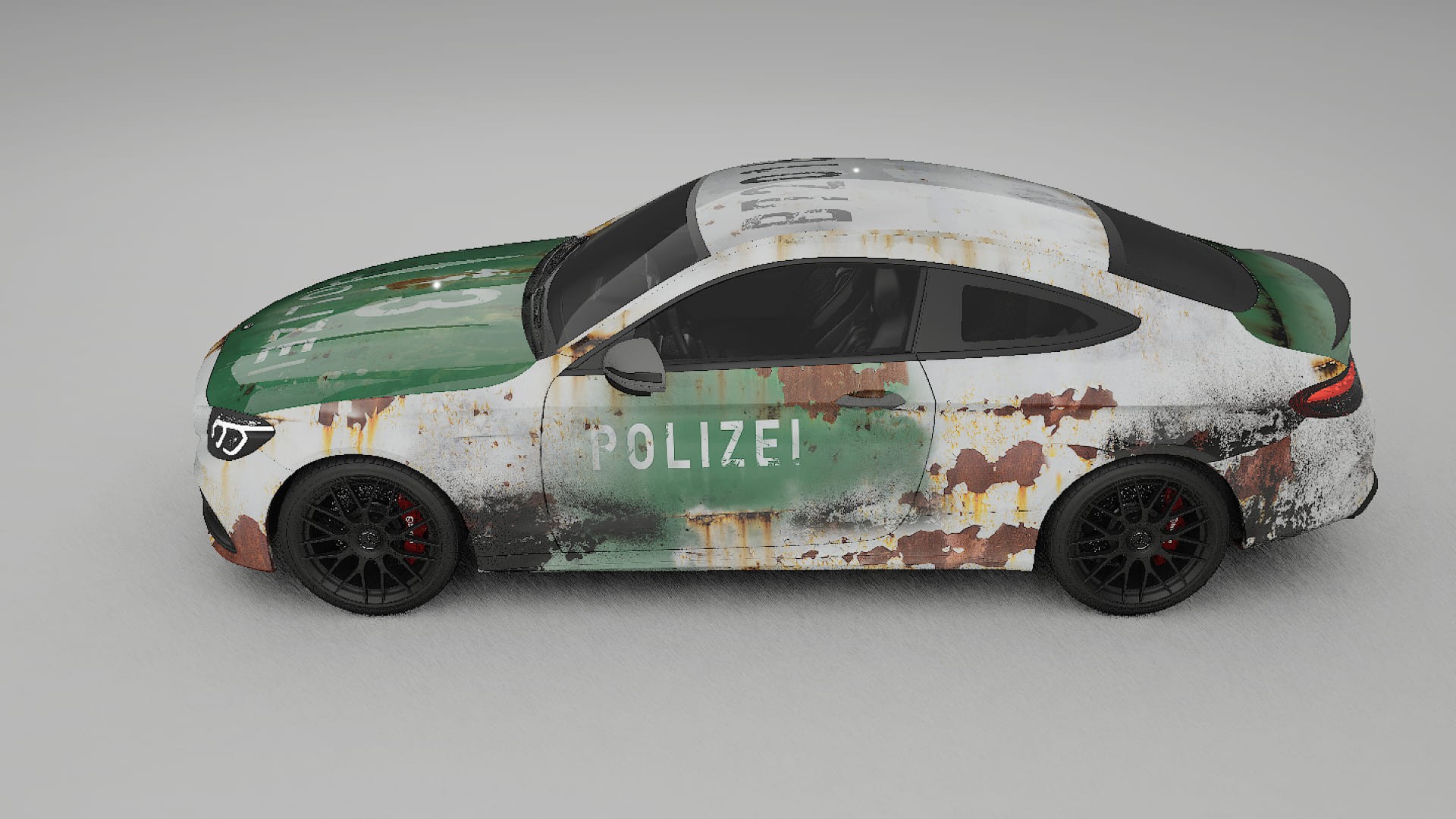 Mercedes C63 AMG W205 Coupe COBRA 11 – Tervezett Wrap PPF készlet nyomtatható poliuretán fóliából