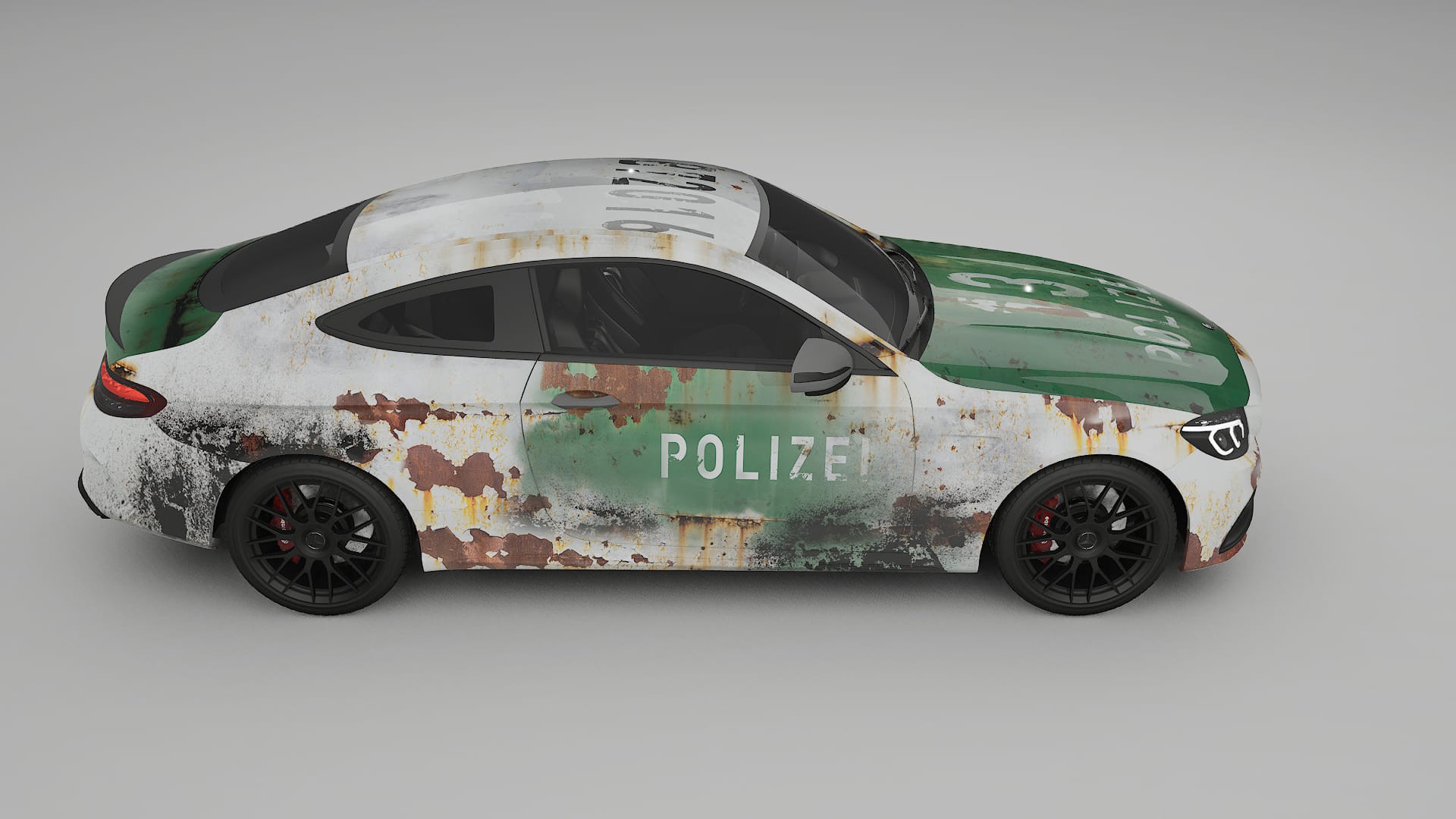 Mercedes C63 AMG W205 Coupe COBRA 11 – Tervezett Wrap PPF készlet nyomtatható poliuretán fóliából