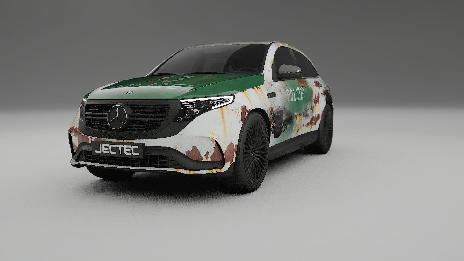 Mercedes EQC AMG COBRA 11 – Tervezett Wrap PPF készlet nyomtatható poliuretán fóliából