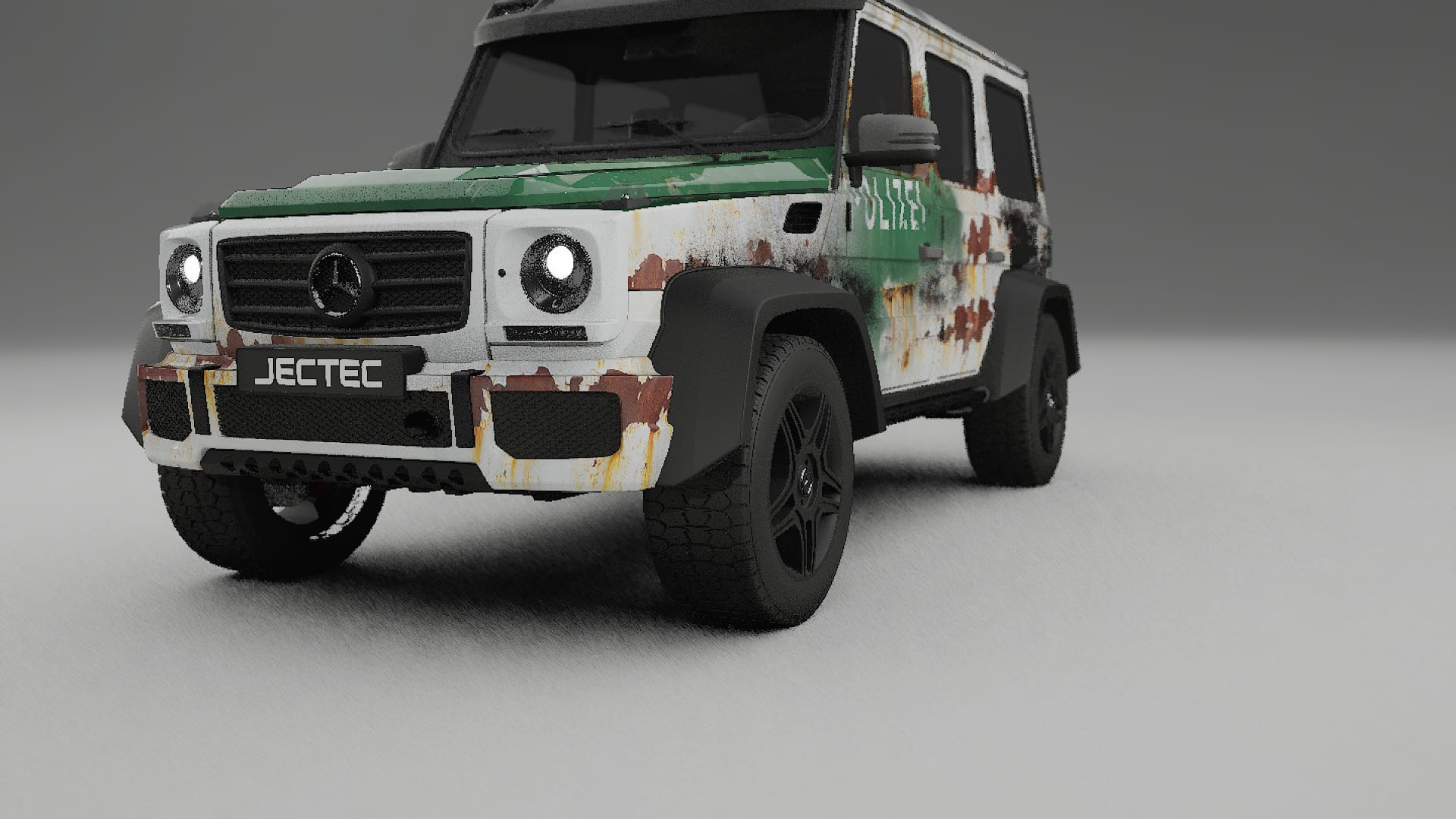 Mercedes G-class 4x4 W463 COBRA 11 – Tervezett Wrap PPF készlet nyomtatható poliuretán fóliából