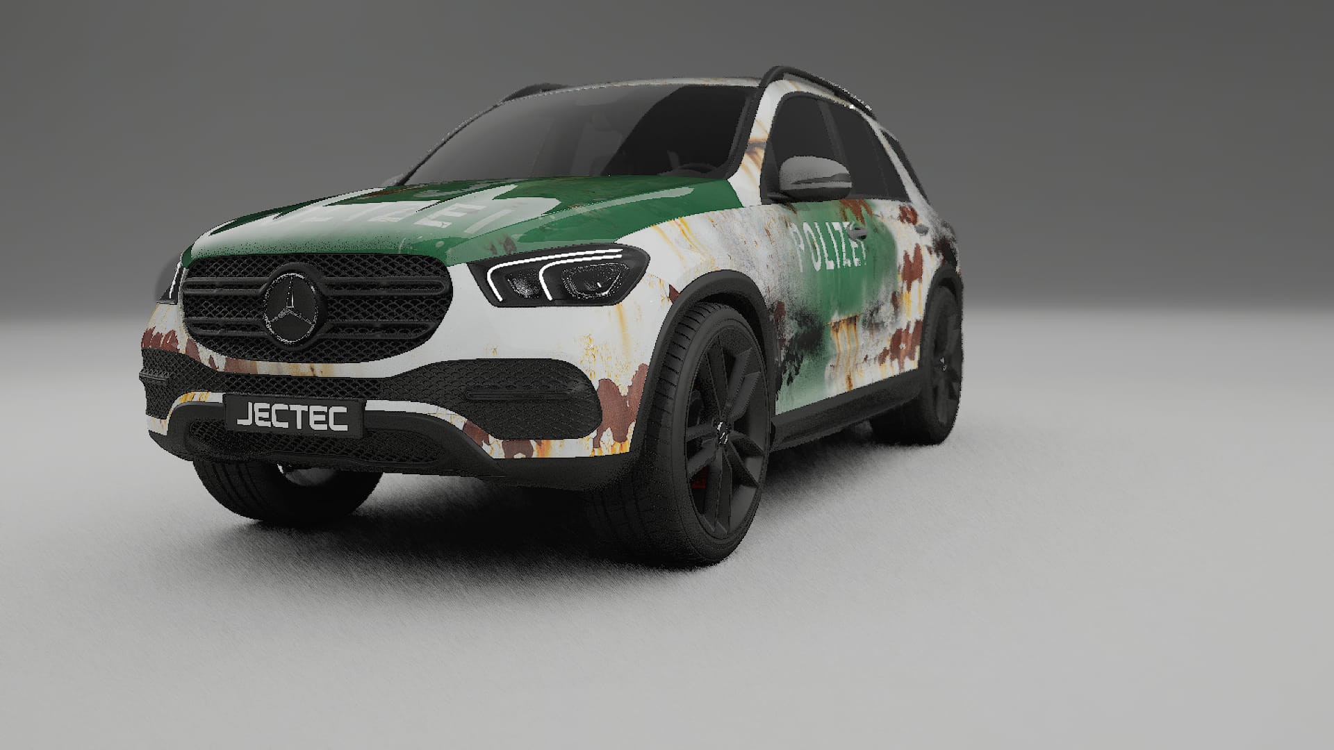 Mercedes GLE W167 COBRA 11 – Tervezett Wrap PPF készlet nyomtatható poliuretán fóliából