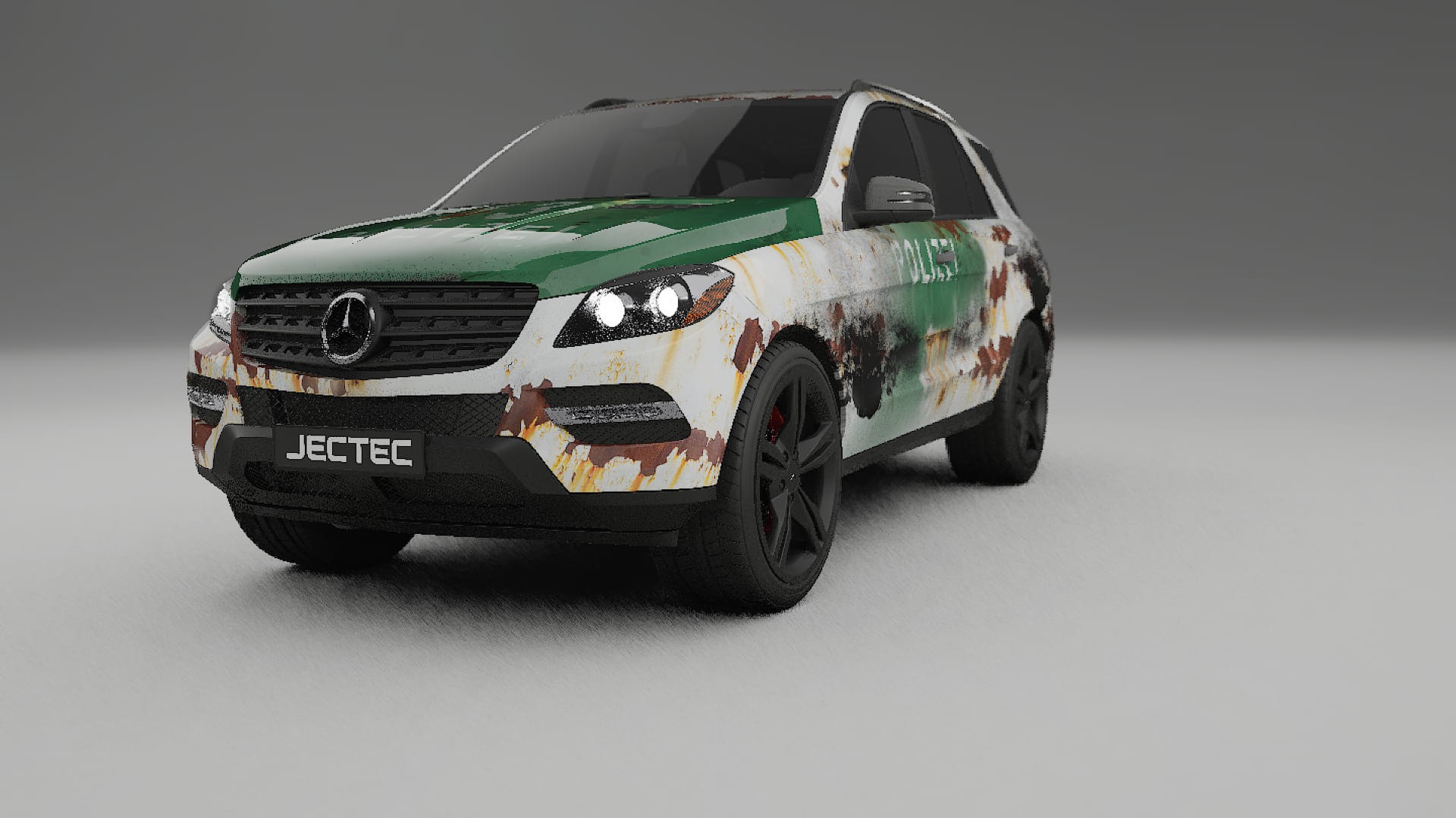 Mercedes M-class W166 COBRA 11 – Tervezett Wrap PPF készlet nyomtatható poliuretán fóliából
