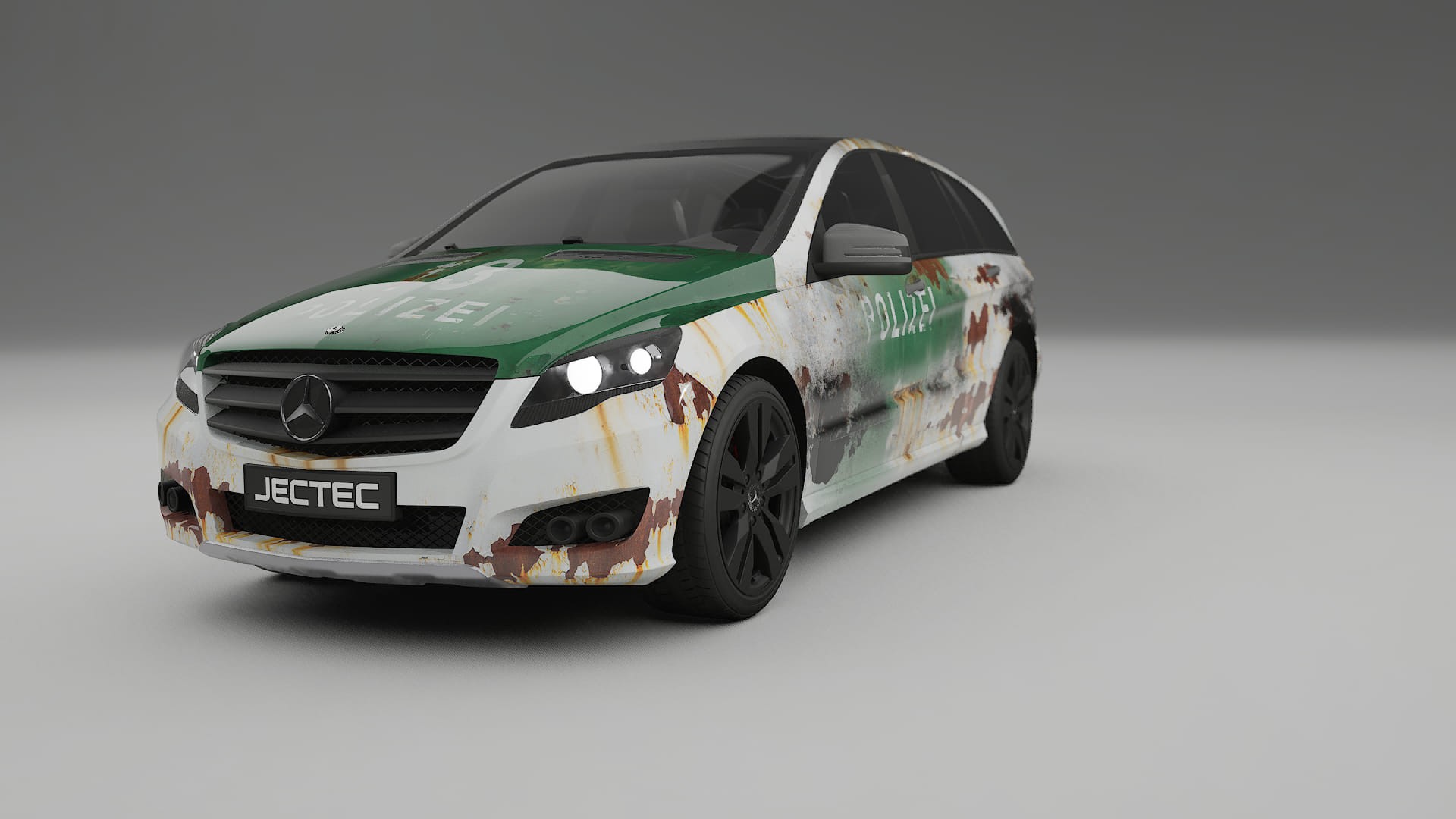 Mercedes R-class W251 facelift LCI COBRA 11 – Tervezett Wrap PPF készlet nyomtatható poliuretán fóliából