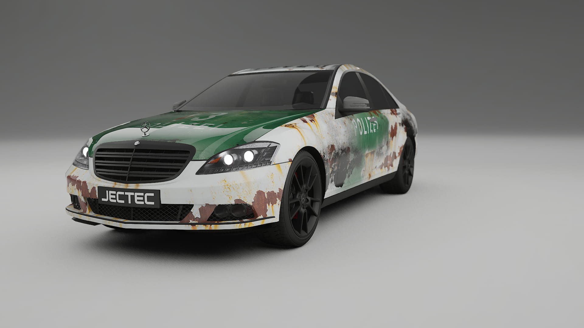 Mercedes S-class W221 facelift LCI COBRA 11 – Tervezett Wrap PPF készlet nyomtatható poliuretán fóliából