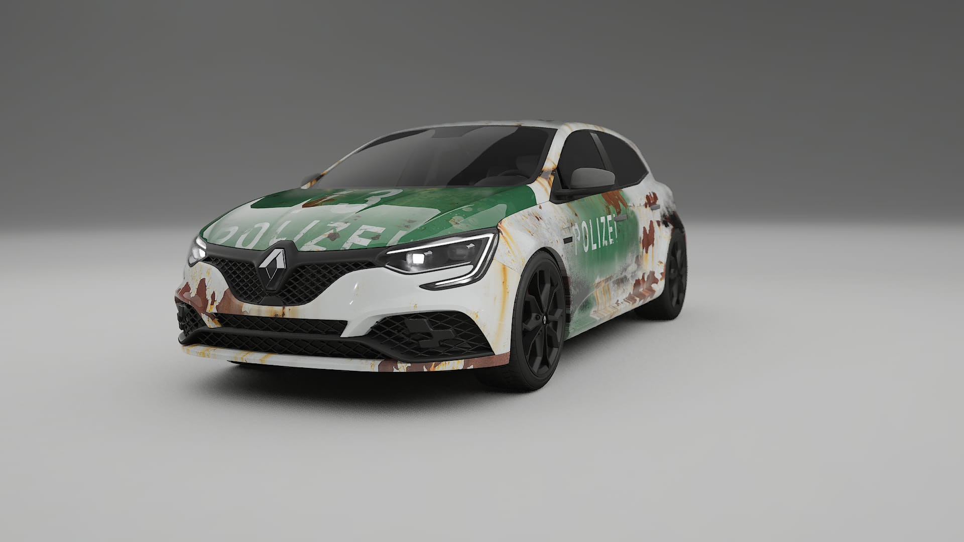 Renault Megane RS IV COBRA 11 – Tervezett Wrap PPF készlet nyomtatható poliuretán fóliából