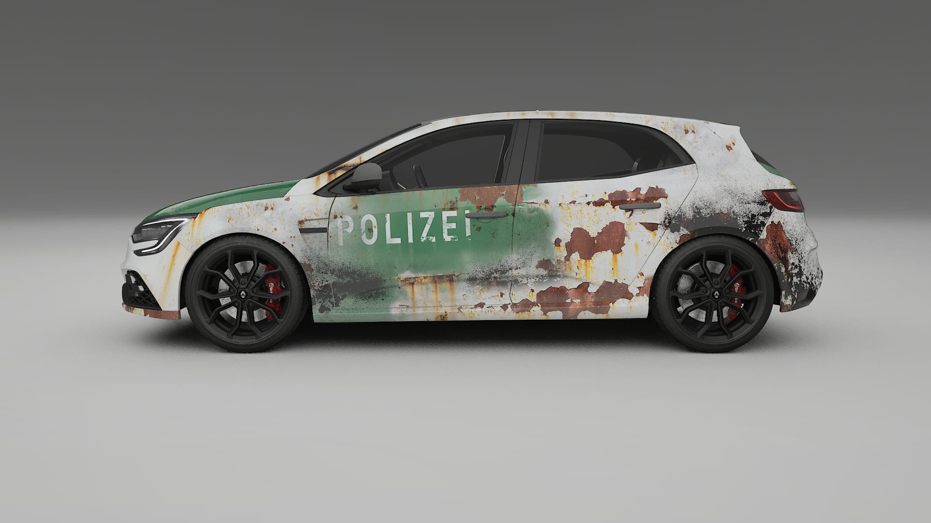 Renault Megane RS IV COBRA 11 – Tervezett Wrap PPF készlet nyomtatható poliuretán fóliából