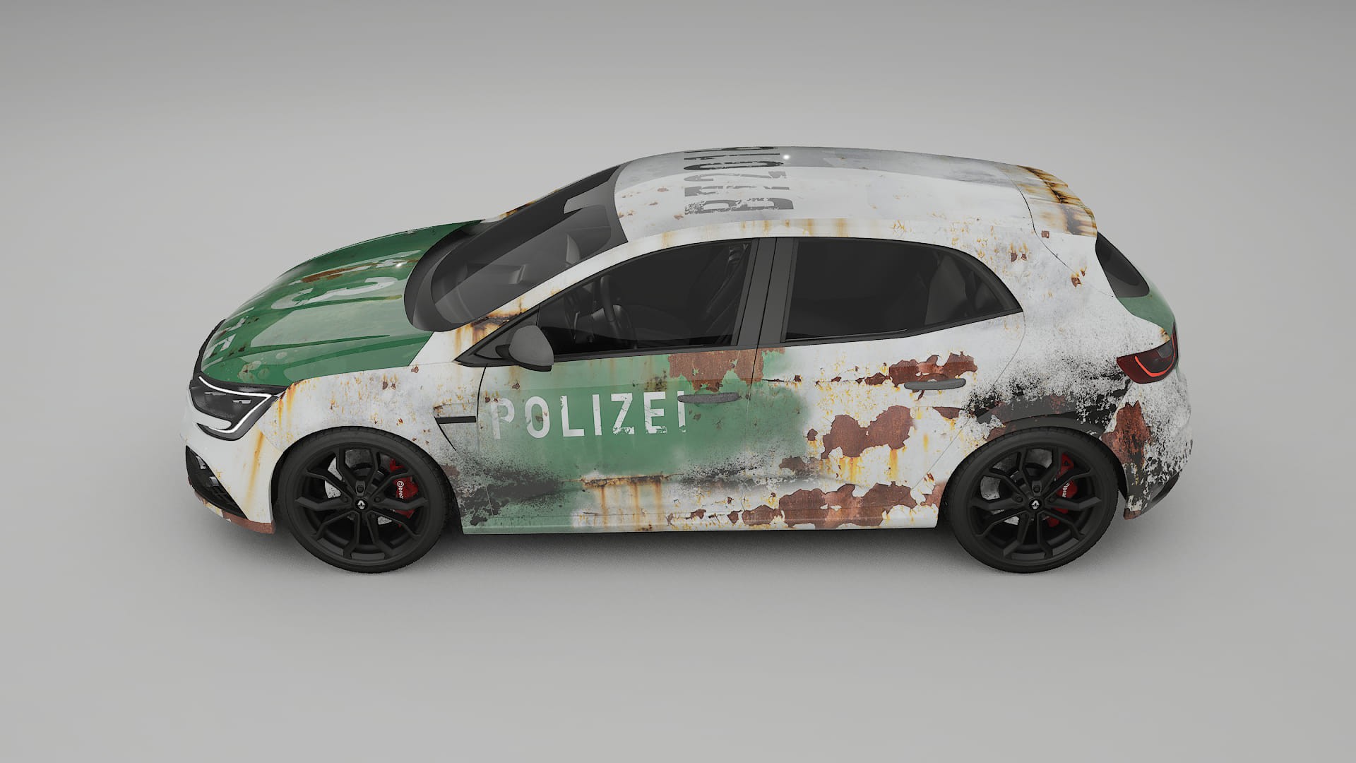 Renault Megane RS IV COBRA 11 – Tervezett Wrap PPF készlet nyomtatható poliuretán fóliából
