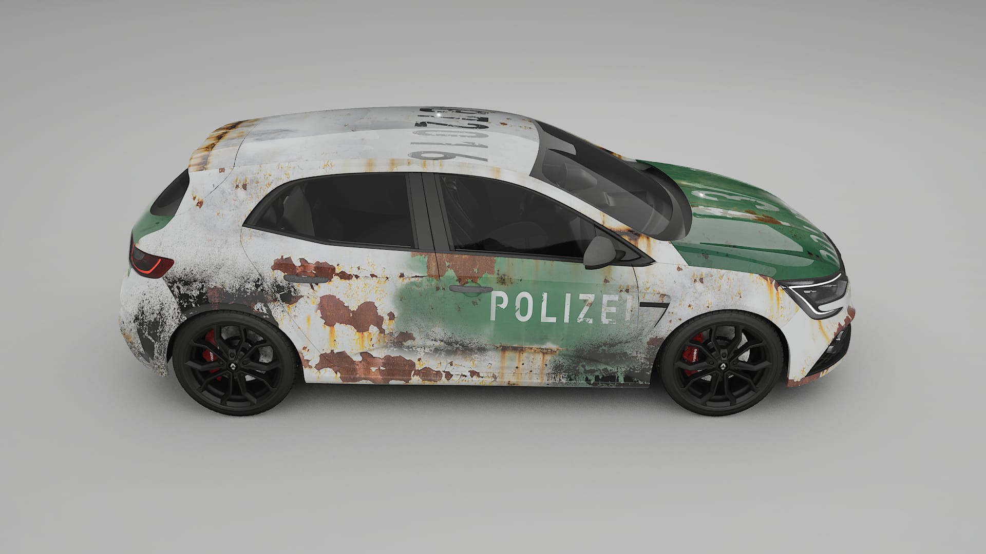 Renault Megane RS IV COBRA 11 – Tervezett Wrap PPF készlet nyomtatható poliuretán fóliából