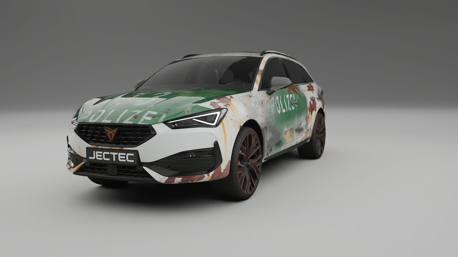 Seat Leon Cupra KL COBRA 11 – Tervezett Wrap PPF készlet nyomtatható poliuretán fóliából