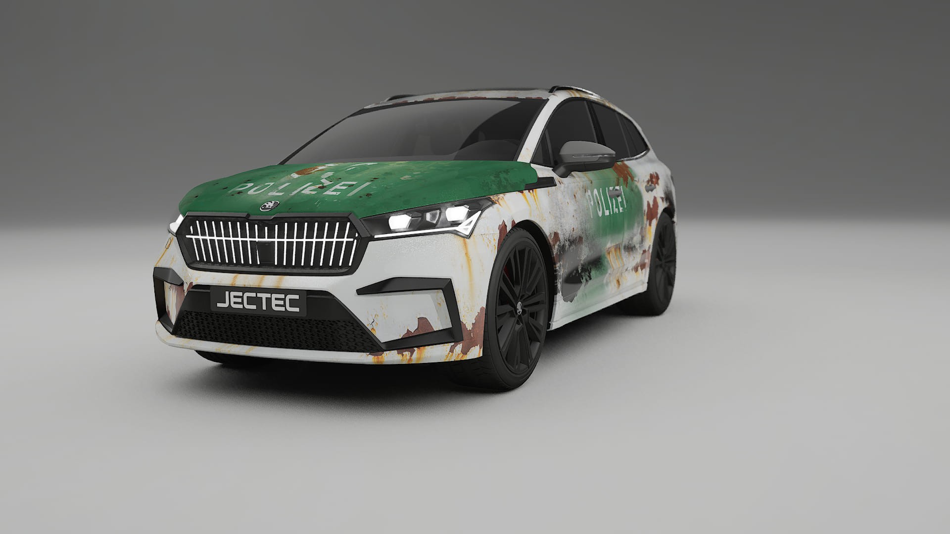 Škoda Enyaq MEB COBRA 11 – Tervezett Wrap PPF készlet nyomtatható poliuretán fóliából