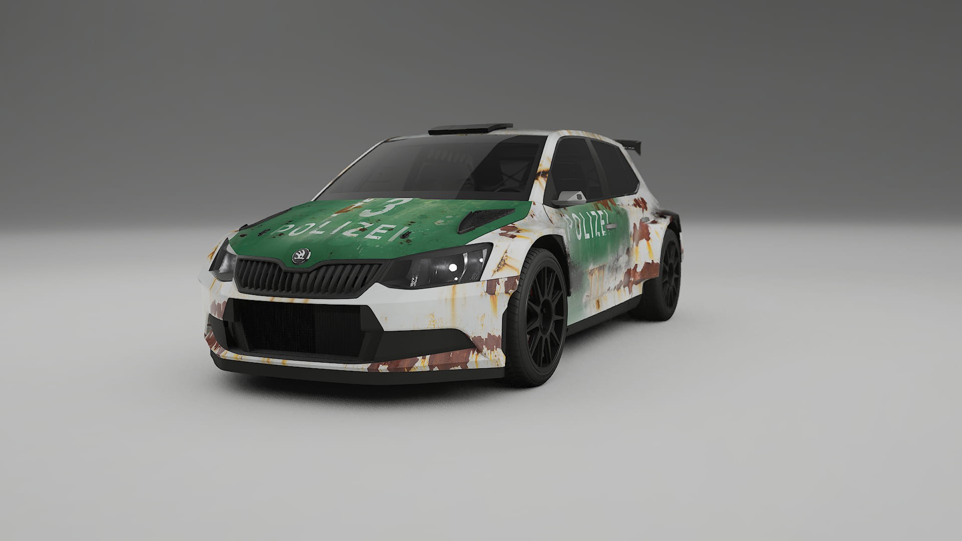 Škoda Fabia R5 6V COBRA 11 – Tervezett Wrap PPF készlet nyomtatható poliuretán fóliából