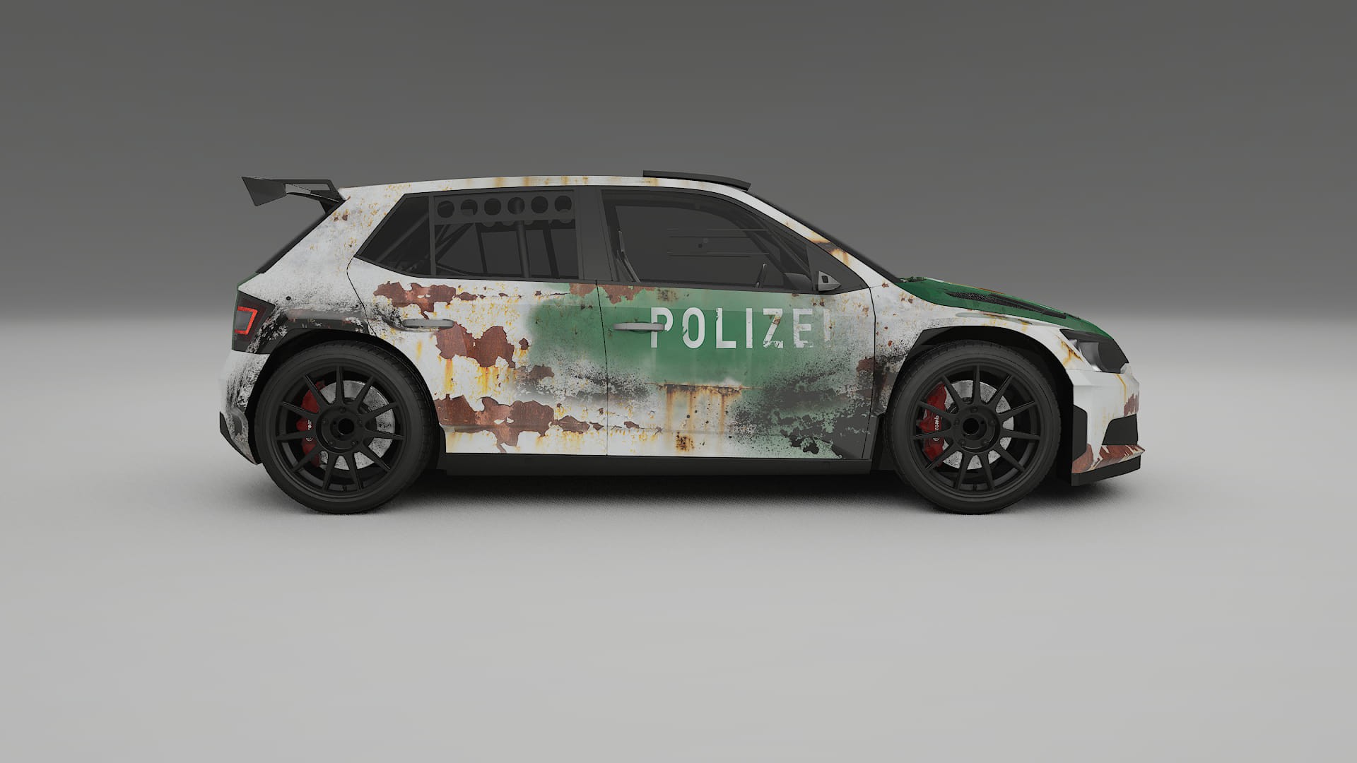 Škoda Fabia R5 6V COBRA 11 – Tervezett Wrap PPF készlet nyomtatható poliuretán fóliából