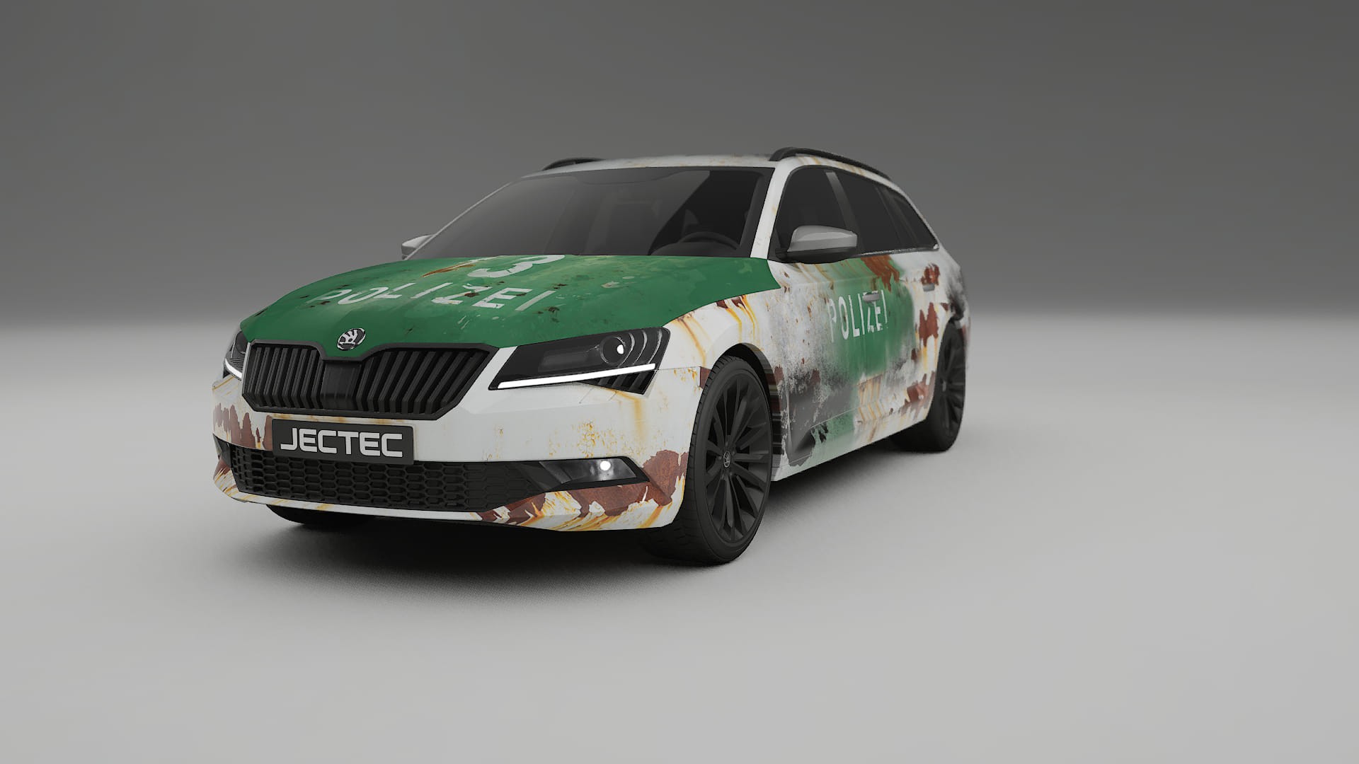Škoda Superb B8 COBRA 11 – Tervezett Wrap PPF készlet nyomtatható poliuretán fóliából